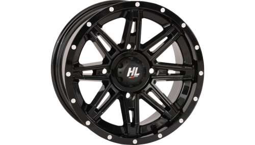 High Lifter Products - High Lifter Products HL22 Front/Rear Wheel - 14x7 - 4+3 Offset - 4/137 - Gloss Black - 14HL22-1237