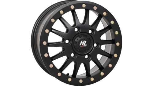 High Lifter Products - High Lifter Products HL24 Front/Rear Wheel - 15x7 - 6+1 Offset - 6/5.5  - Matte Black - 15HL24-1466