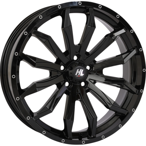 High Lifter Products - High Lifter Products HL21 Front/Rear Wheel - 20x7 - 4+3 Offset - 5/4.5 - Gloss Black - 20HL21-1245