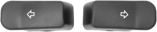 Drag Specialties - Drag Specialties Turn Signal Switch Extensions - Black - 2106-0360