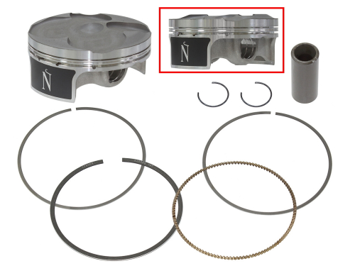 Namura Technologies - Namura Technologies Piston Kit - 0.01 Oversize to 76.97, 13.4:1 Compression - FX-30039-B
