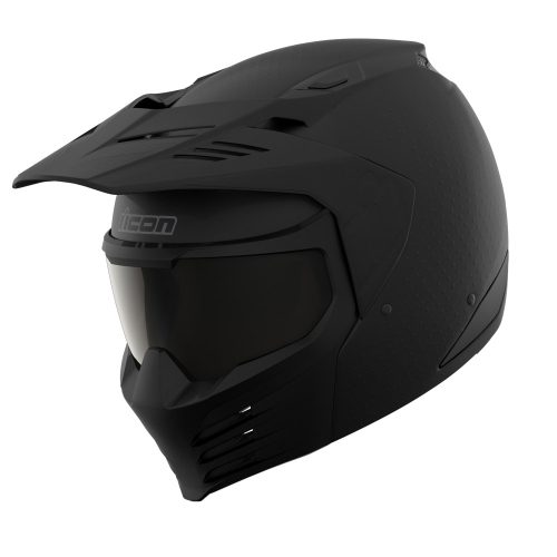 Icon - Icon Elsinore Monotype Helmet - 0104-3299 - Matte Black - X-Small
