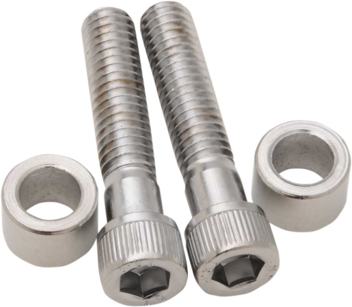 Drag Specialties - Drag Specialties Handlbar Clamp Screws with Spacers - 0603-0555