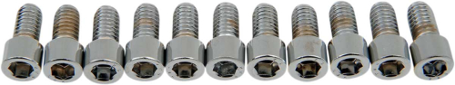 Drag Specialties - Drag Specialties Coarse-Thread Socket-Head Bolts- 5/16in.-18 x 5/8in. - MPB214S