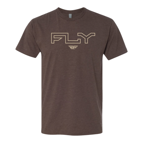 Fly Racing - Fly Racing Fly Edge T-Shirt - 354-03122X - Expresso - 2XL