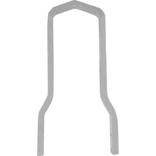 Drag Specialties - Drag Specialties Square Sissy Bar - Tall - 11.10in. x 6.69in. - Chrome - 1501-0785