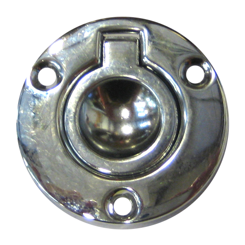 Perko - Perko Round Flush Ring Pull - 2" - Chrome Plated Zinc