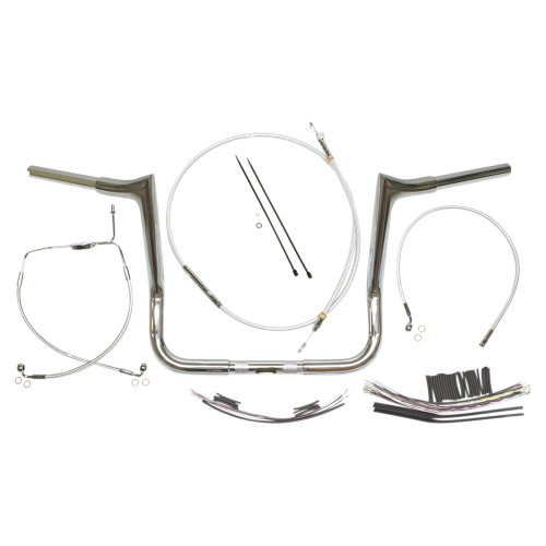 Magnum - Magnum 1-1/4in. Viking Bagger Handlebar Kit - 12in. - Chrome - 38830-412