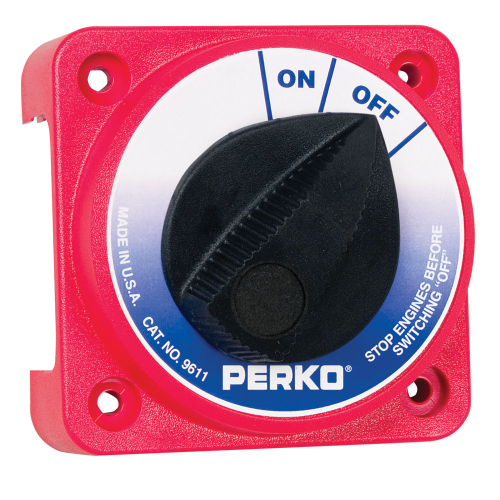 Perko - Perko 9611DP Compact Medium Duty Main Battery Disconnect Switch