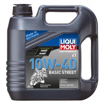 Liqui Moly - Liqui Moly 4T Mineral Street Motor Oil - 10W-40 - 4L - 20192