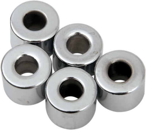 Drag Specialties - Drag Specialties Chrome Steel Spacers - 1/4in. x 1/2in. - MPB504