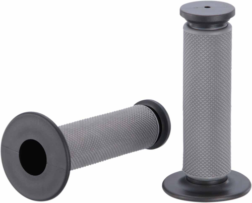 Moose Racing - Moose Racing Qualifier Full Diamond Grips - Gray/Black - MG-12-XBM