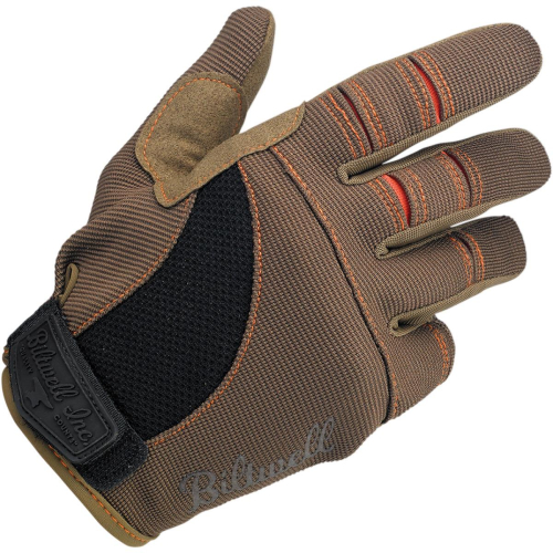 Biltwell Inc. - Biltwell Inc. Moto Gloves - 1501-0206-002 - Brown/Orange - Small