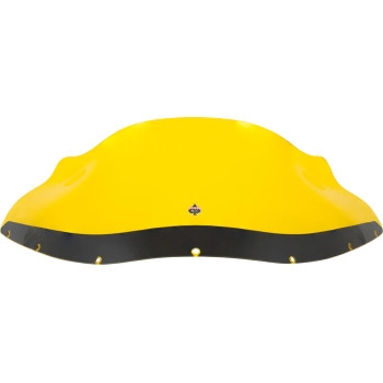 Klock Werks - Klock Werks Kolor Flare Windshield for FXRP Fairing - 9in. - Yellow - KWW-02-0616