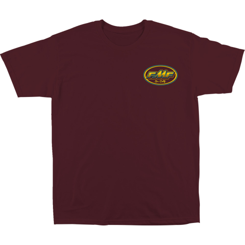 FMF Racing - FMF Racing Stay Golden T-Shirt - SP24118904MRNLG - Maroon - Large