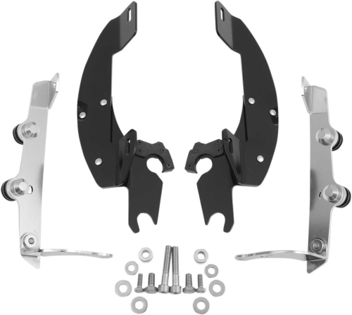 Memphis Shades - Memphis Shades Trigger-Lock Mount Kit for Batwing Fairing - Black - MEK1900
