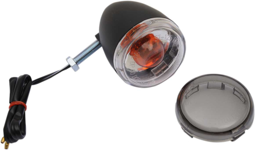Drag Specialties - Drag Specialties DOT-Compliant Rear Turn Signal - Matte Black - 2020-1429