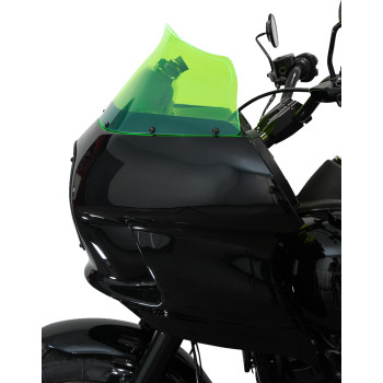Klock Werks - Klock Werks Kolor Flare Windshield for FXRP Fairing - 9in. - Green Ice - KWW-02-0610