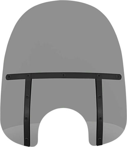 Memphis Shades - Memphis Shades Memphis Fats Windshield (7in. Cutout) - 19in. - Night Shades Black Smoke - MEB33112