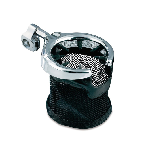 Kuryakyn - Kuryakyn Universal Drink Holder for 1in. Bars with Stainless Steel Mug - 1422