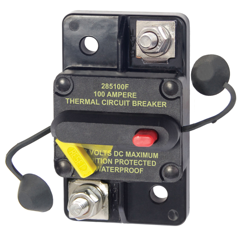 Blue Sea Systems - Blue Sea 7187 100 Amp Circuit Breaker Surface Mount 285 Series