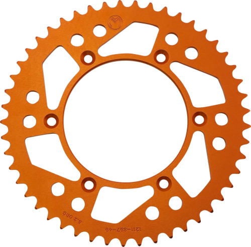 Moose Racing - Moose Racing Aluminum Rear Sprocket - 49T - 1211-897-49-14
