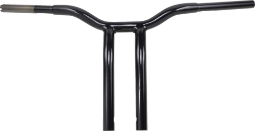 LA Choppers - LA Choppers 1-1/4in. Pullback Risers for Welded Kage Fighter T-Bars - Gloss Black - LA-7338-14B