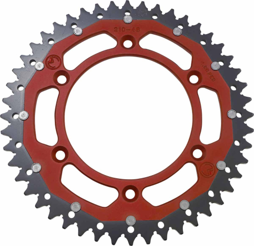 Moose Racing - Moose Racing Dual Rear Sprockets - Red - 48T - 1210-210-48-13X