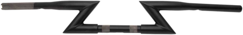 LA Choppers - LA Choppers 1-1/4in. Outlaw Z-Bar Handlebar - Flat Black - LA-7310-00M