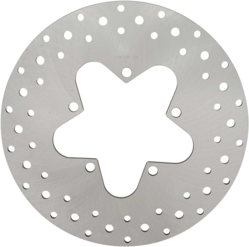 Drag Specialties - Drag Specialties Stainless Steel Drilled Brake Rotor - B06-0193AS