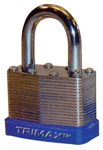 Trimax - Trimax Laminated Solid Steel Padlock - 1.75in. - TLM100