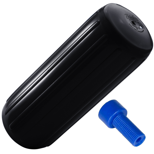 Polyform U.S. - Polyform HTM-3 Hole Through Middle Fender 10.5" x 27" - Black w/Air Adapter
