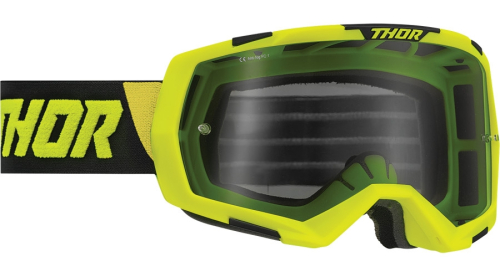 Thor - Thor Regiment Goggles - 2601-2965 - Lime/Black / Smoke Lens - OSFM