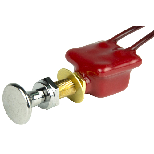 BEP Marine - BEP 2-Position SPST Push-Pull Switch w/Wire Leads - OFF/ON