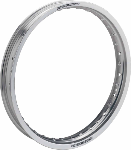 Moose Racing - Moose Racing Aluminum Rear Rim - 19x1.85 - Silver - GY-19X185S