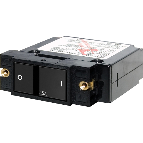 Blue Sea Systems - Blue Sea 7399 A-Series Flat Rocker Circuit Breaker - Single Pole - 2.5A