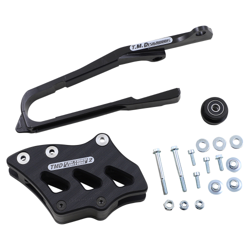 T.M. Designworks - T.M. Designworks Dirt Cross Multi-Purpose Chain Slide-N-Guide Kit FE2 Guide - Black - SCP-OR4-BK