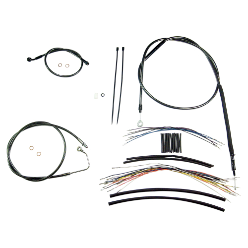 Magnum - Magnum Black Pearl Handlebar Installation Kit for 12-14in. Ape - 487361