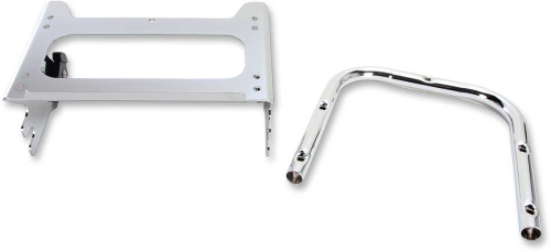Drag Specialties - Drag Specialties Quick-Detach Tour Box Mount - Chrome - 1510-0240