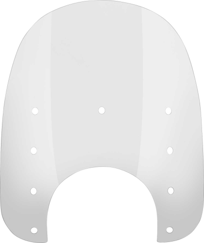 Memphis Shades - Memphis Shades Replacement Plastic for Slim Windshield (9in.Cutout) - 15in. - Clear - MEP4120