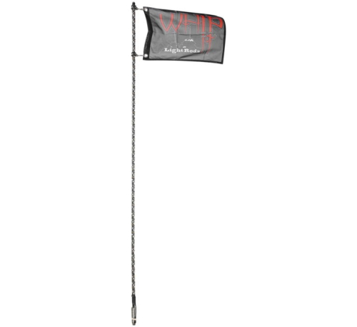 Whip-It - Whip-It Premium Bluetooth RGB Light Rods - Single - Black - 5ft. - SB-RGBBT-151