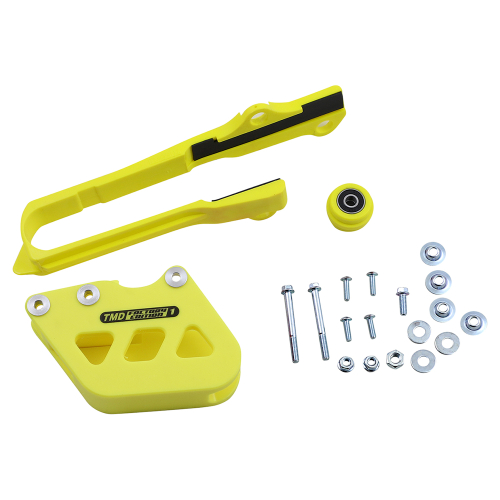 T.M. Designworks - T.M. Designworks Dirt Cross Multi-Purpose Chain Slide-N-Guide Kit FE1 Guide -Yellow - SCP-OR1-YL