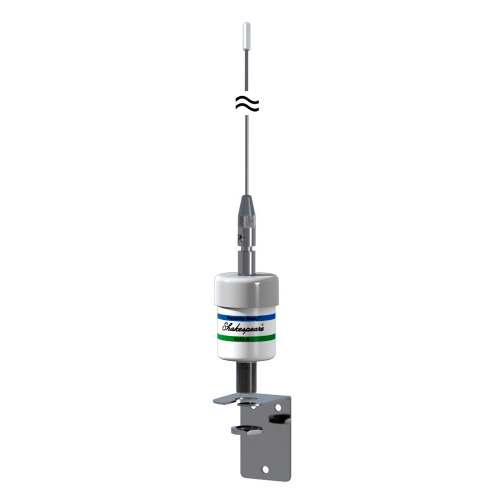 Shakespeare - Shakespeare VHF 36in 5242-A SS Whip Low Profile End-Fed Antenna - No Cable
