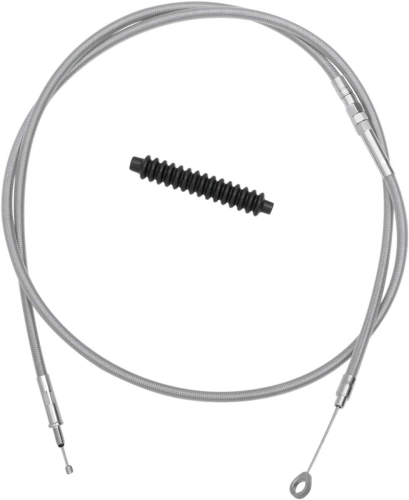 Drag Specialties - Drag Specialties Alternative Length Braided High Efficiency Clutch Cable - 80in. - 5322180HE