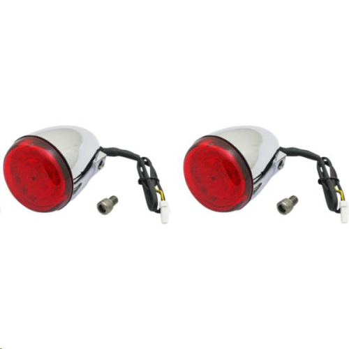 Custom Dynamics - Custom Dynamics Probeam Rear LED Turn Signals - Chrome - PB-IND-RTS-R-C