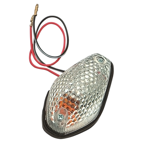 K&S Technologies - K&S Technologies Teardrop Marker Lights - Clear - Single Filament - 25-8061