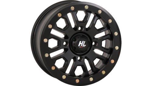 High Lifter Products - High Lifter Products HL23 Beadlock Front/Rear Wheel - 15x7 - 5+2 Offset - 4/137 - Matte Black - 15HL23-1437