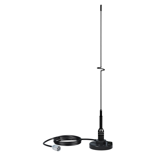 Shakespeare - Shakespeare VHF 19" 5218 Black SS Whip Antenna - Magnetic Mount
