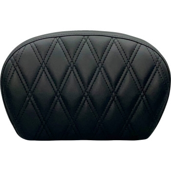 Le Pera - Le Pera Sissy Bar Pad - Single Diamond - Dull - L-SBP01DM-DULL