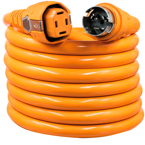 SmartPlug - SmartPlug 50 Amp 25' Dual Configuration Cordset w/Tinned Wire &amp; Marina Park Power End